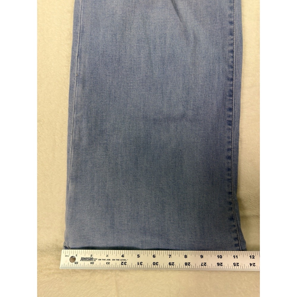 New American Eagle Jeans Womens 20 Long Blue Curvy Super High Rise Flare Stretch - Picture 6 of 12